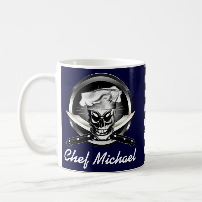 Mug Crâne 4 de chef (Gauche)
