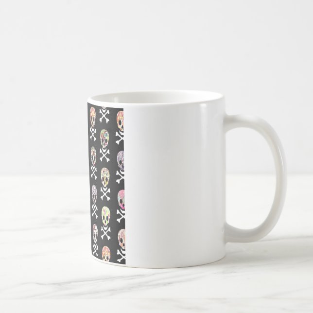 Mug Crâne à calbones de la fête des morts mexicaine (Droite)