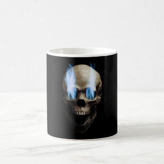 Mug Crâne à flammes bleues