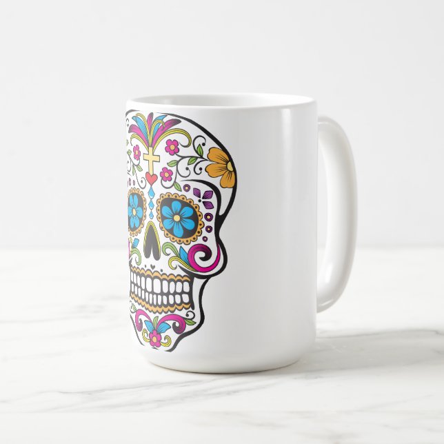 Mug Crâne à sucre (Devant droit)