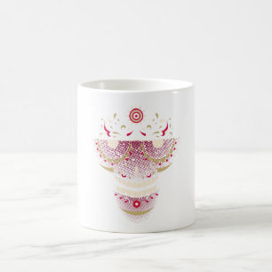 Mug Crâne à sucre avec lunettes rétro - Día de los Mue