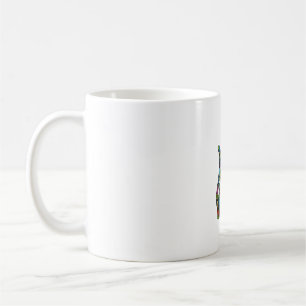 Mug Crâne à sucre de chat Mexique Calavera Dia De Los