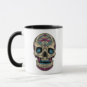 Mug Crâne à sucre Dia De Los Muertos