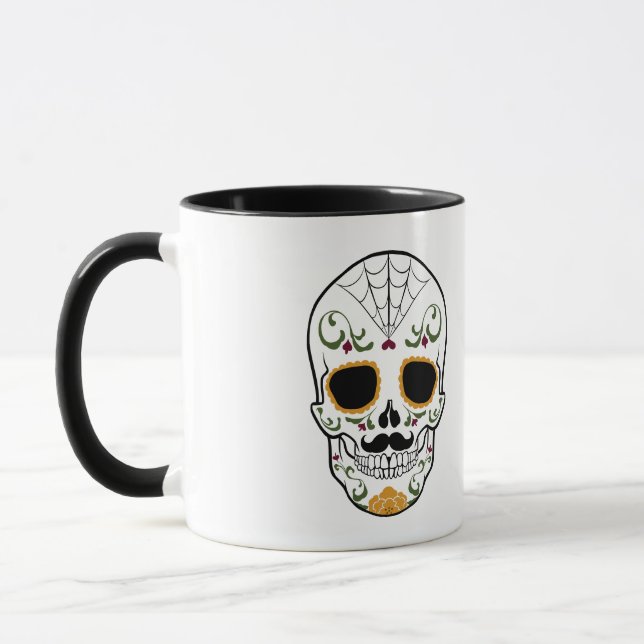 Mug Crâne à sucre personnalisable (Gauche)