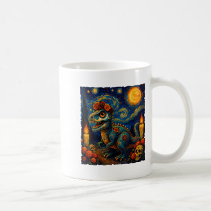 Mug Crâne à sucre T Rex Dia De Muertos Halloween Jour