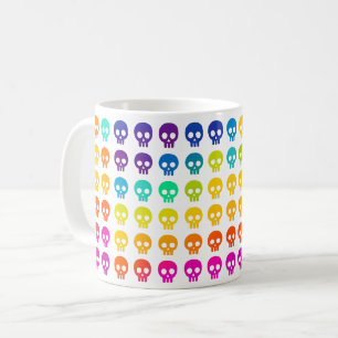 Mug Crâne Arc-en-Ciel Amusant