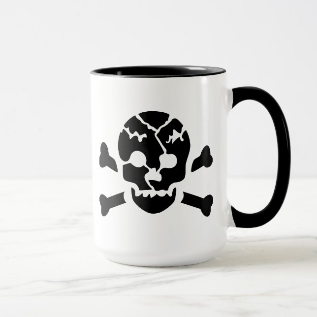 Mug Crâne cassé (Droite)