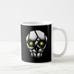 Mug Crâne chromé avec yeux brillants