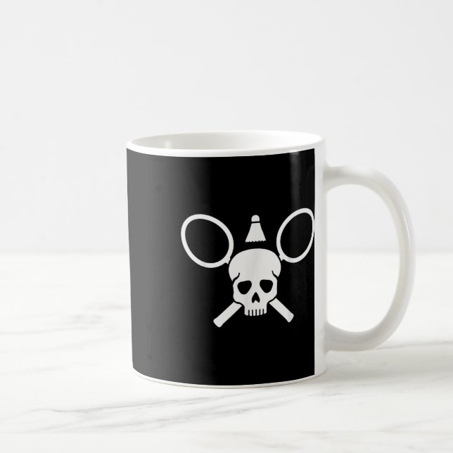 Mug Crâne de badminton  (Droite)