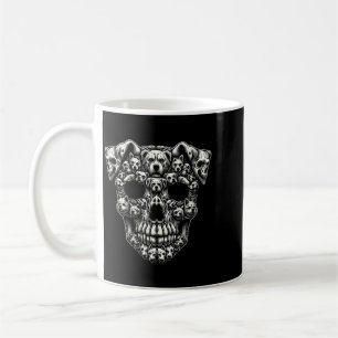 Mug Crâne de Chien Femme Radiographie Halloween Squele