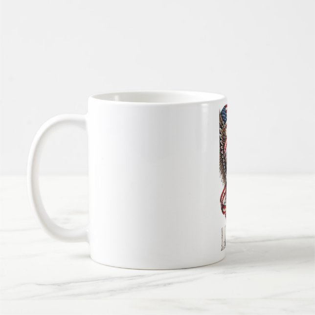 Mug Crâne de la Liberté et Aigle (Gauche)
