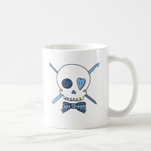 Mug Crâne de métier (bleu)