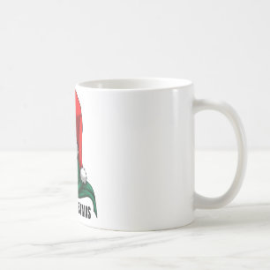 Mug Crâne de Noël gothique avec chapeau de Père Noël