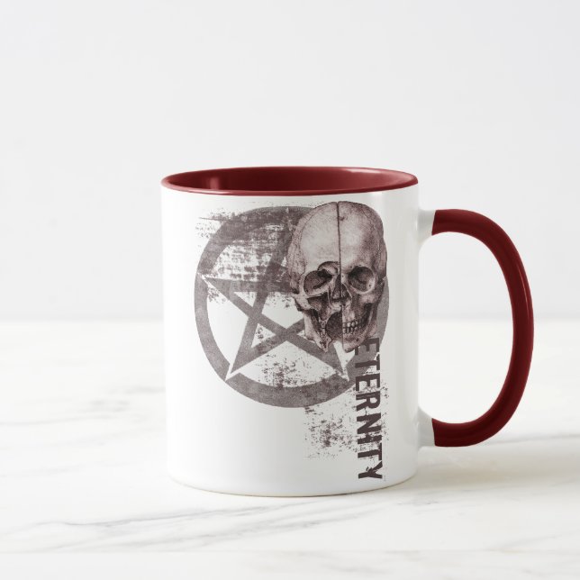 Mug Crâne de pentagramme (Droite)