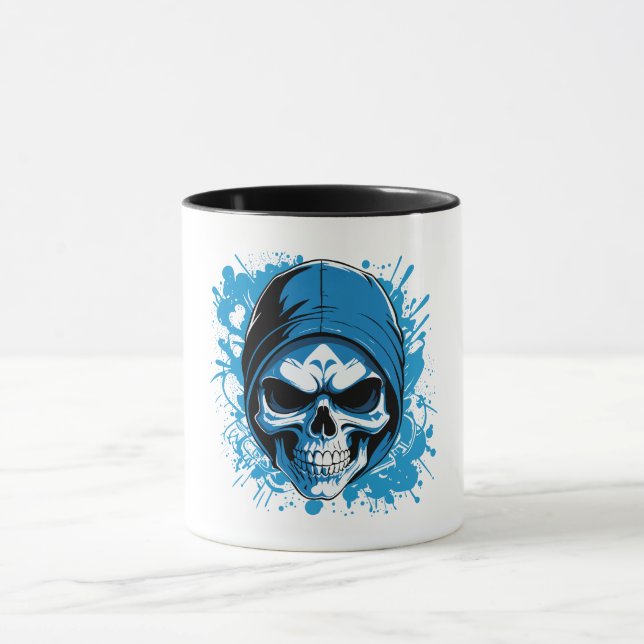 MUG CRÂNE DE STYLE GRAFFITI (Centre)