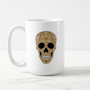 Mug Crâne de sucre floral Dia de los Muertos