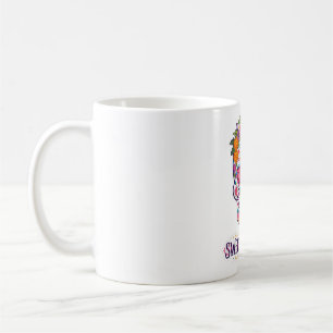 Mug Crâne de Sucre Floral Suave et Surnaturel