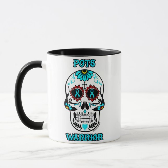 Mug Crâne de Sucre/Guerrier...POTS (Gauche)