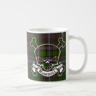 Mug Crâne de tartan de Russell