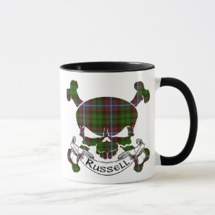 Mug Crâne de tartan de Russell