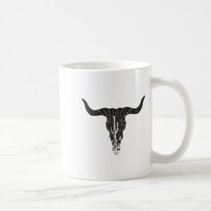 Mug Crâne de vache Désert Cactus Boho Longhorn Sud Oue