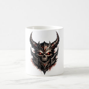 Mug Crâne démoniaque avec cornes