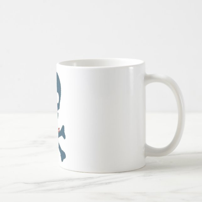 Mug crâne denim (Droite)