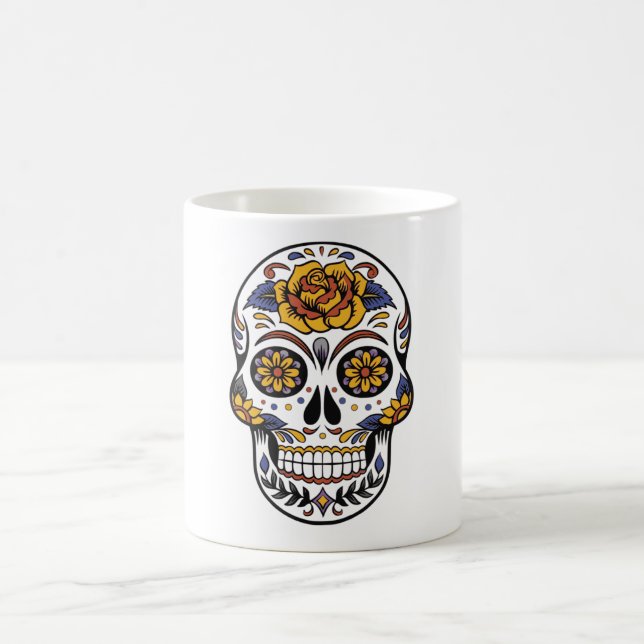 Mug Crâne d'Halloween (Centre)