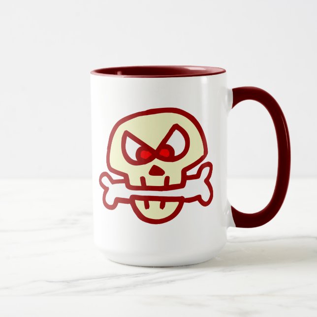Mug Crâne drôle (Droite)
