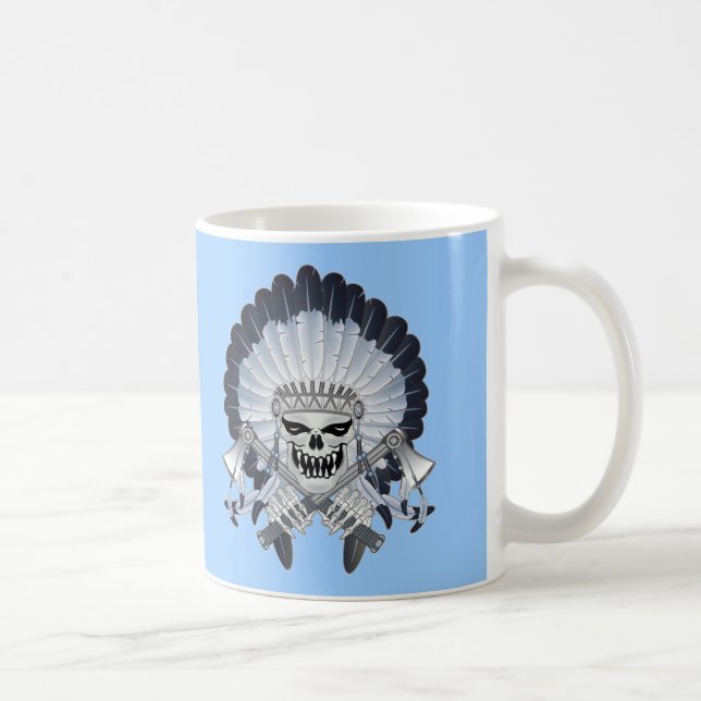 Mug Crâne en chef indien (Droite)