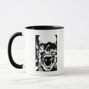 Mug Crâne et anneaux