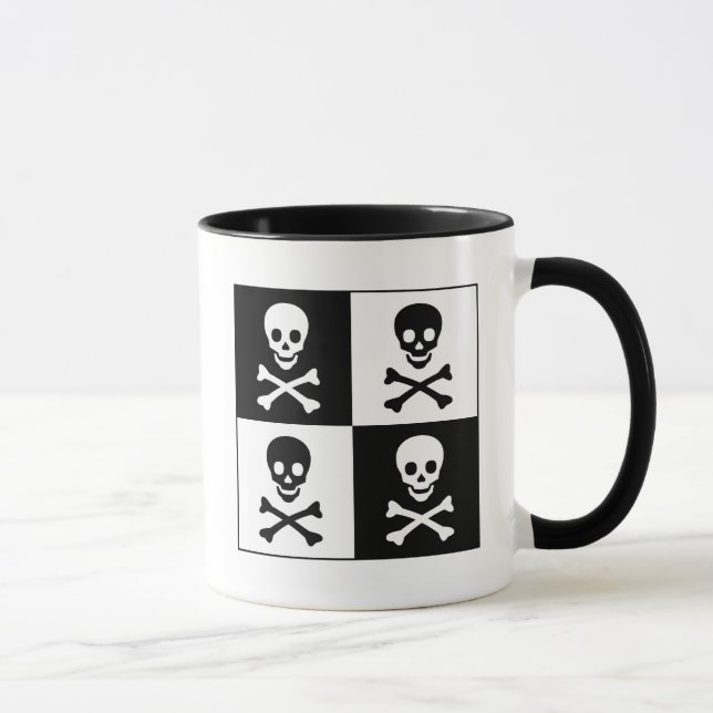 Mug Crâne et os croisés (Droite)