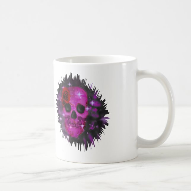 Mug Crâne et Rose (Droite)