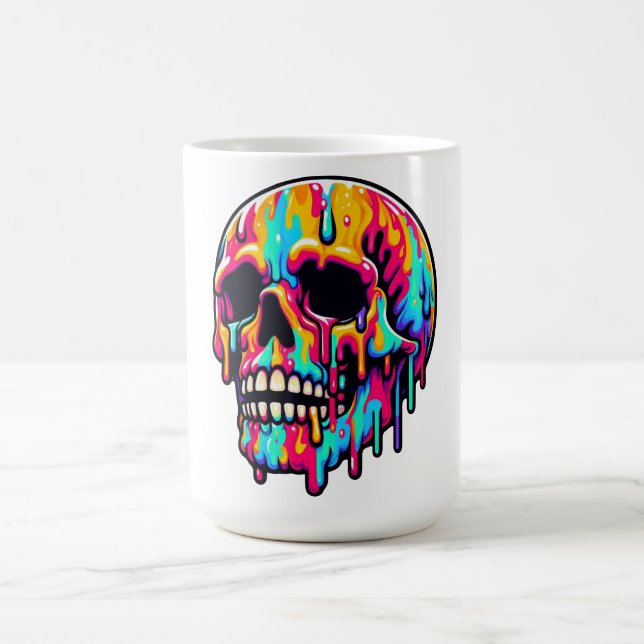 Mug Crâne fondu dynamique (Centre)