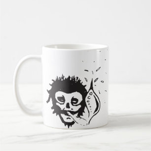 Mug crâne fumant