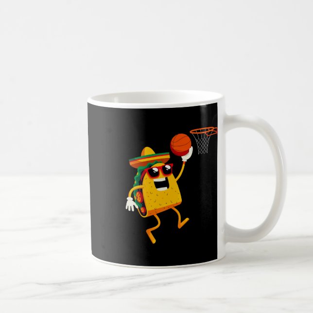 Mug Crâne jouant au taco pour la célébration de Cinco  (Droite)