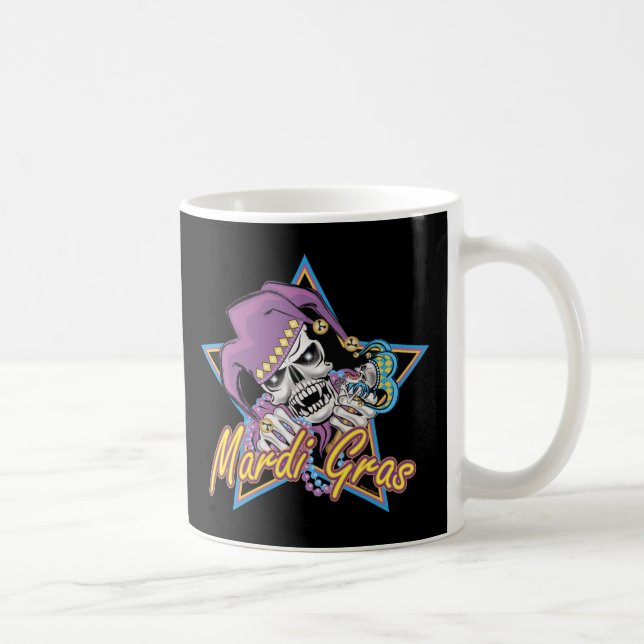 Mug Crâne Mardi Gras Jester (Droite)