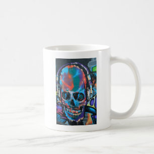 Mug Crâne, musique bleue Graffiti street art, goûts ur