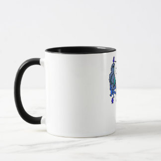 Mug Crâne octo bleu