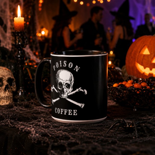 Mug Crâne & Os Café Empoisonné (Créateur téléchargé)