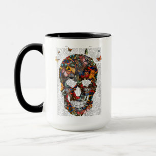 Mug Crâne papillon