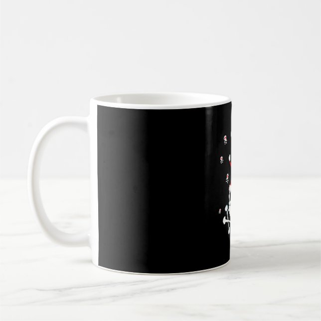 Mug Crâne père Noël Crâne Noël Crânes du Père Noël (Gauche)