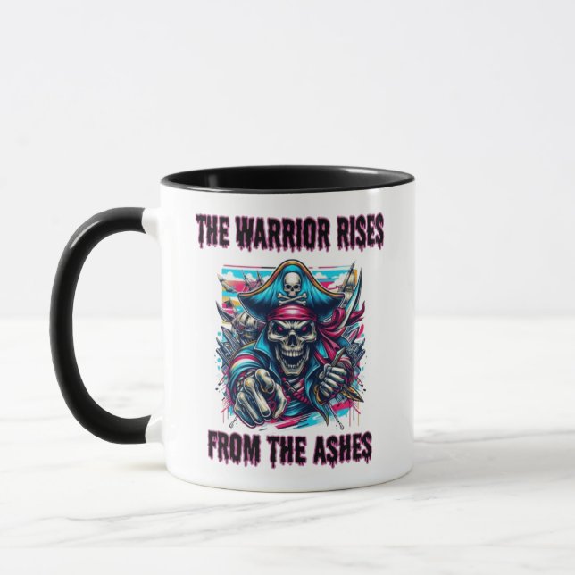 Mug Crâne pirate guerrier de vengeance : Jour des mort (Gauche)