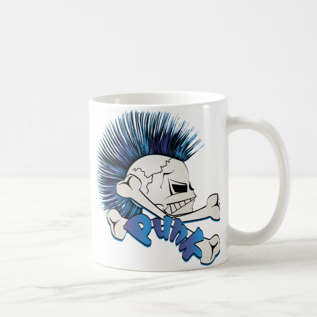 Mug Crâne punk (Droite)