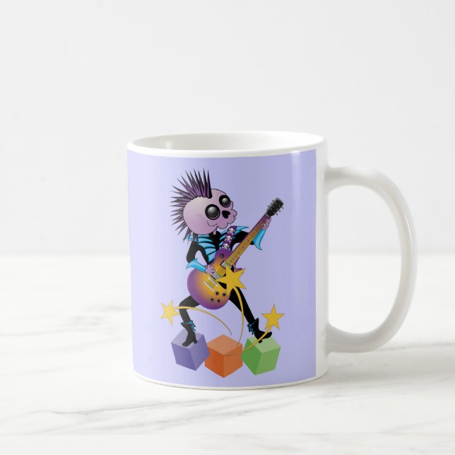 Mug Crâne Punk Rock (Droite)