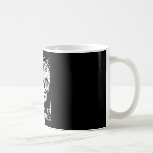 Mug Crâne rappelle un penny joyeux halloween effrayant (Droite)