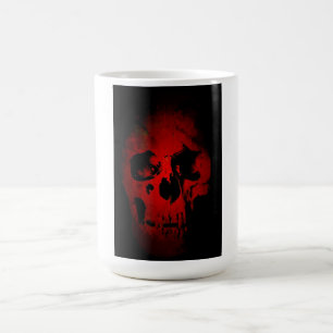 Mug Crâne rouge Squelette Imaginaire Art métal lourd