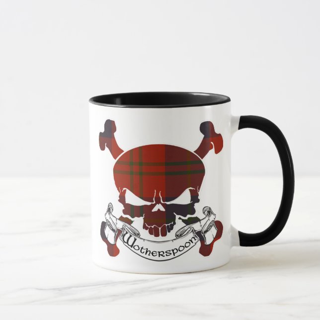 Mug Crâne Tartan de Wotherspoon (Droite)