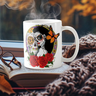 Mug Crânes à sucre Art Nouveau