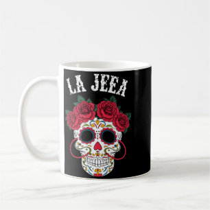 Mug Crânes de sucre Roses Mexicain Dia De Los Muertos 